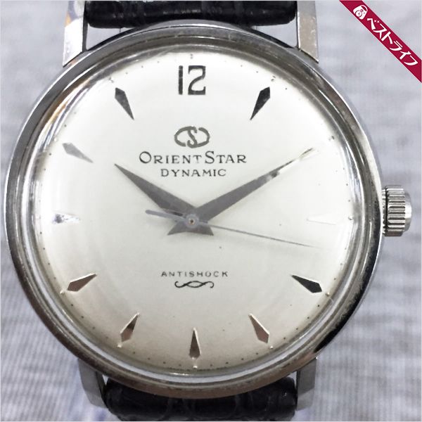 1円 本物 オリエント オリエントスター ダイナミック NW00-C1 B1 手巻き メンズ 時計 革ベルト【029】