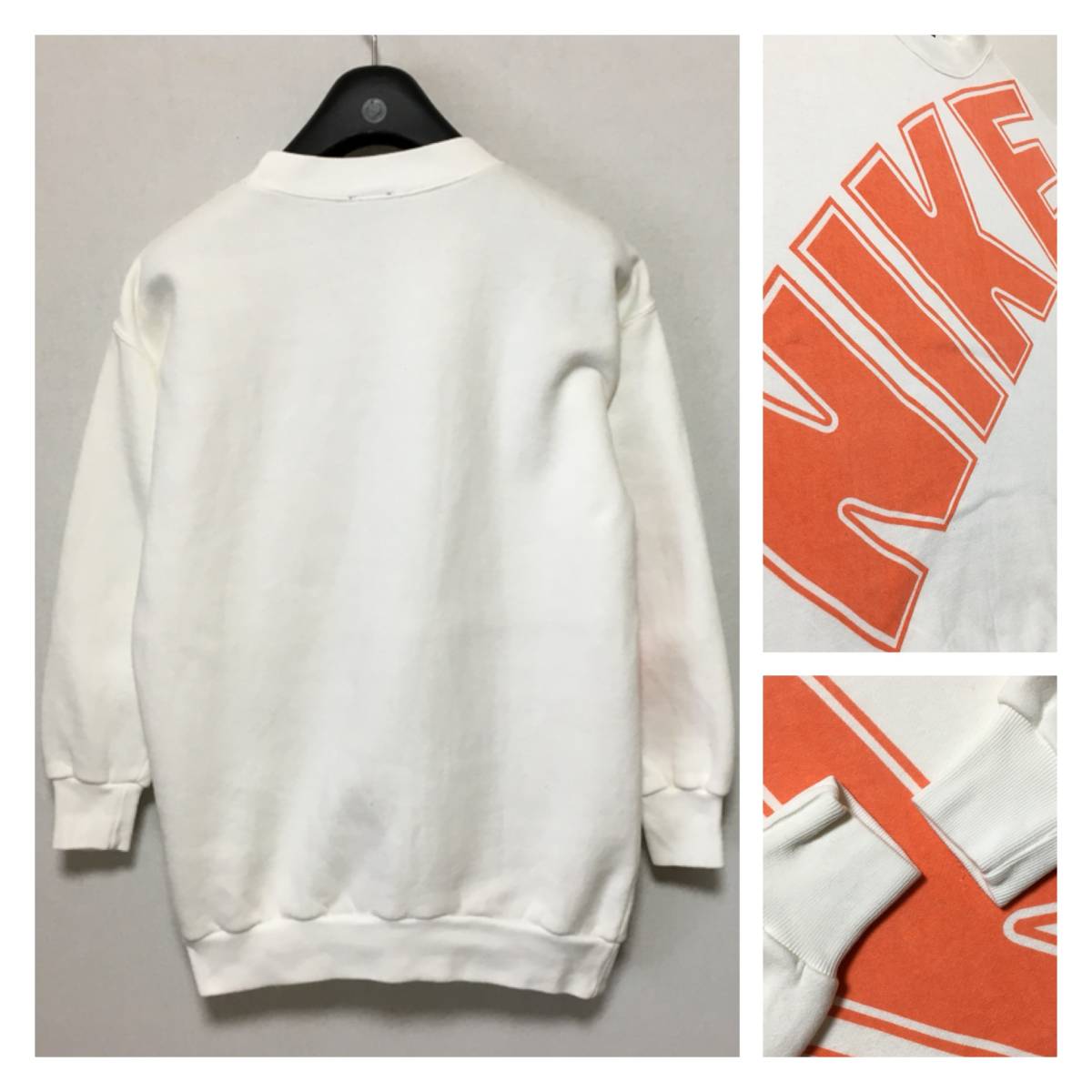 80s USA製 NIKEナイキ カマボコ リバーシブル タンクトップ 杢グレー