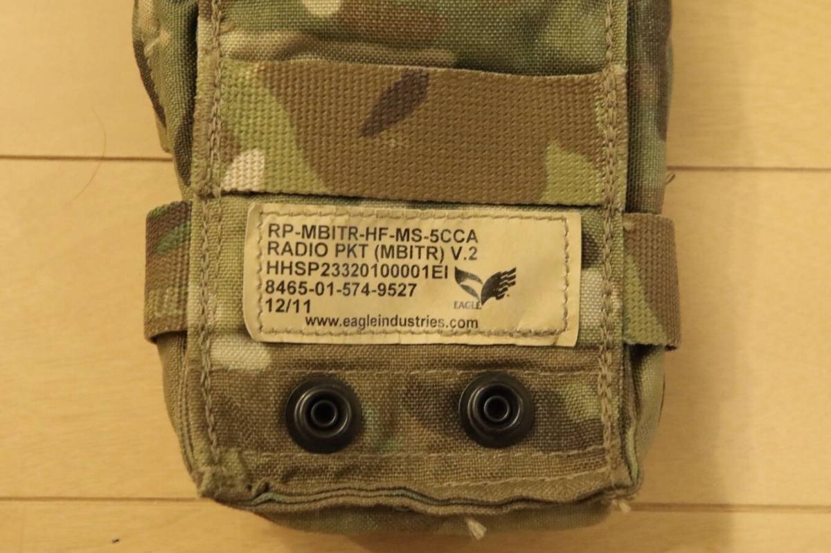米軍実物Eagle MBITR Hinge Front イーグル ラジオポーチ マルチカムSFLCSmulticam
