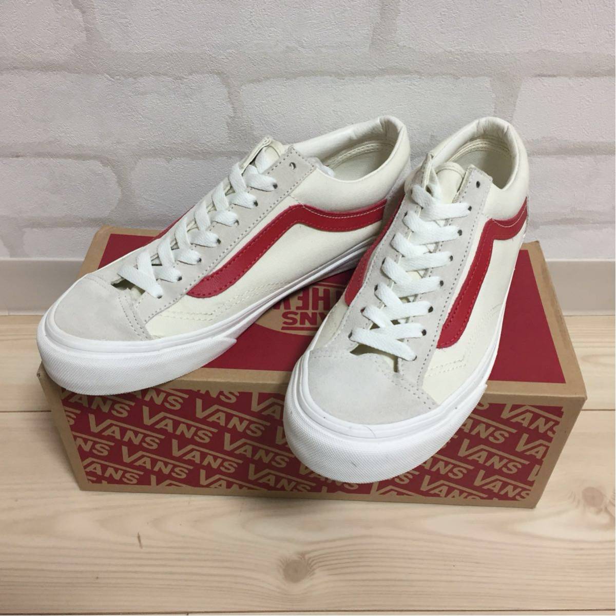 ☆VANS STYLE 36 RED Marshmal US7 25cm バンズ ロンハーマン RHC G-DRAGON着 BIG BANG