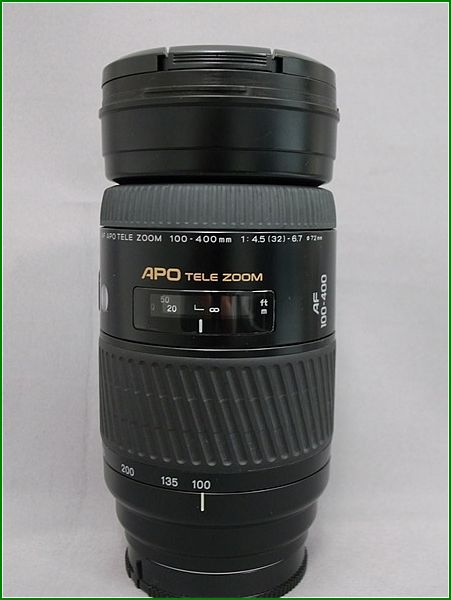MINOLTA/ミノルタ AF APO TELE ZOOM 100-400mm f4.5-6.7 カメラ、光学