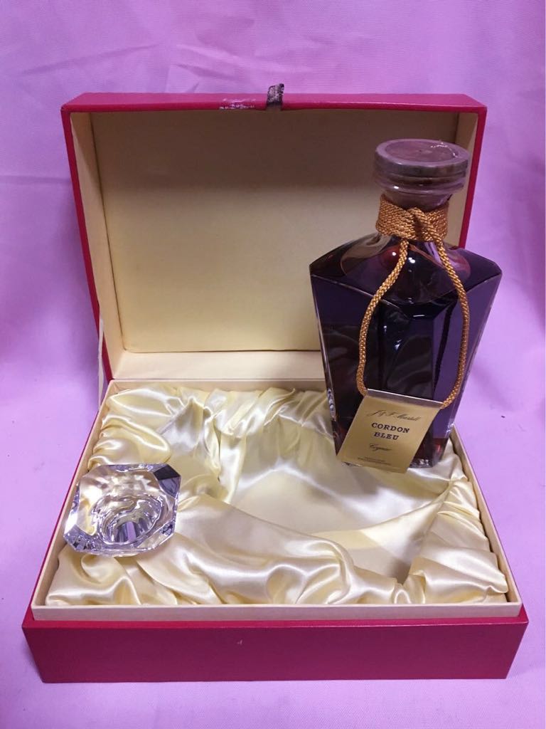 希少品！MARTELL マーテル コルドンブルー バカラ クリスタルボトル 