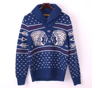□ラルフローレンラグビー RALPH LAUREN RUGBY ショールカラーセーター 