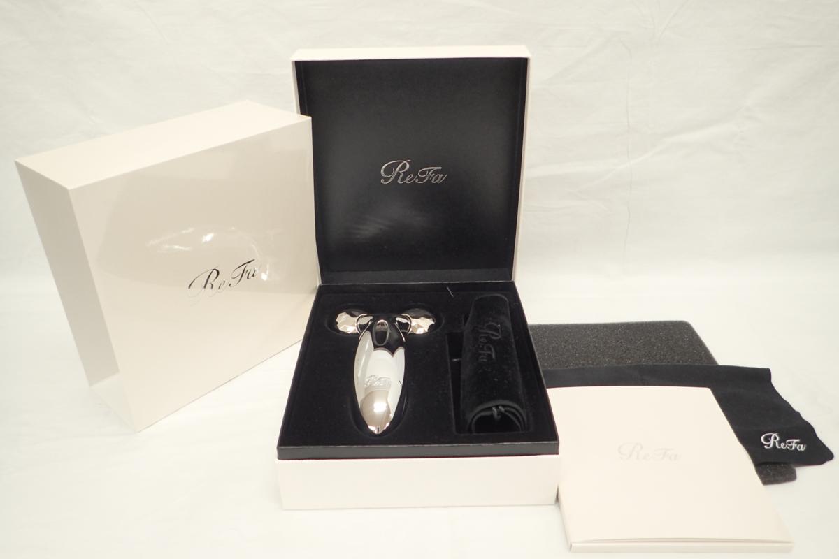 MTG リファカラット 美顔ローラー ボディ ReFa CARAT PEC-L1706 ケース/ガイドブック付き 美容機器 管KGM12059EM