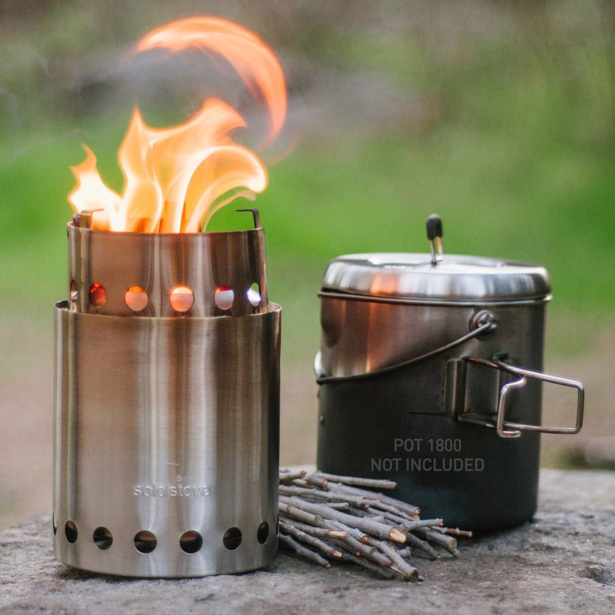 ソロストーブ キャンプファイヤー ポット クッカー セット solo stove 送料無料 Solo Stove ソロストーブキャンプファーヤー＋2ポットセット