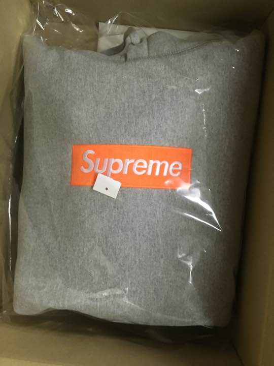 Siz M supreme Box Logo Hooded Sweatshirt