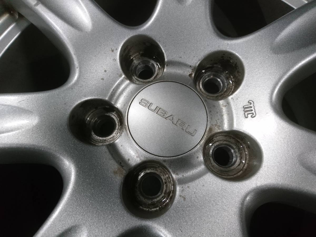 スバル純正 5穴18✖️7.5 スバル純正AW 16×6.5J 5H PCD100