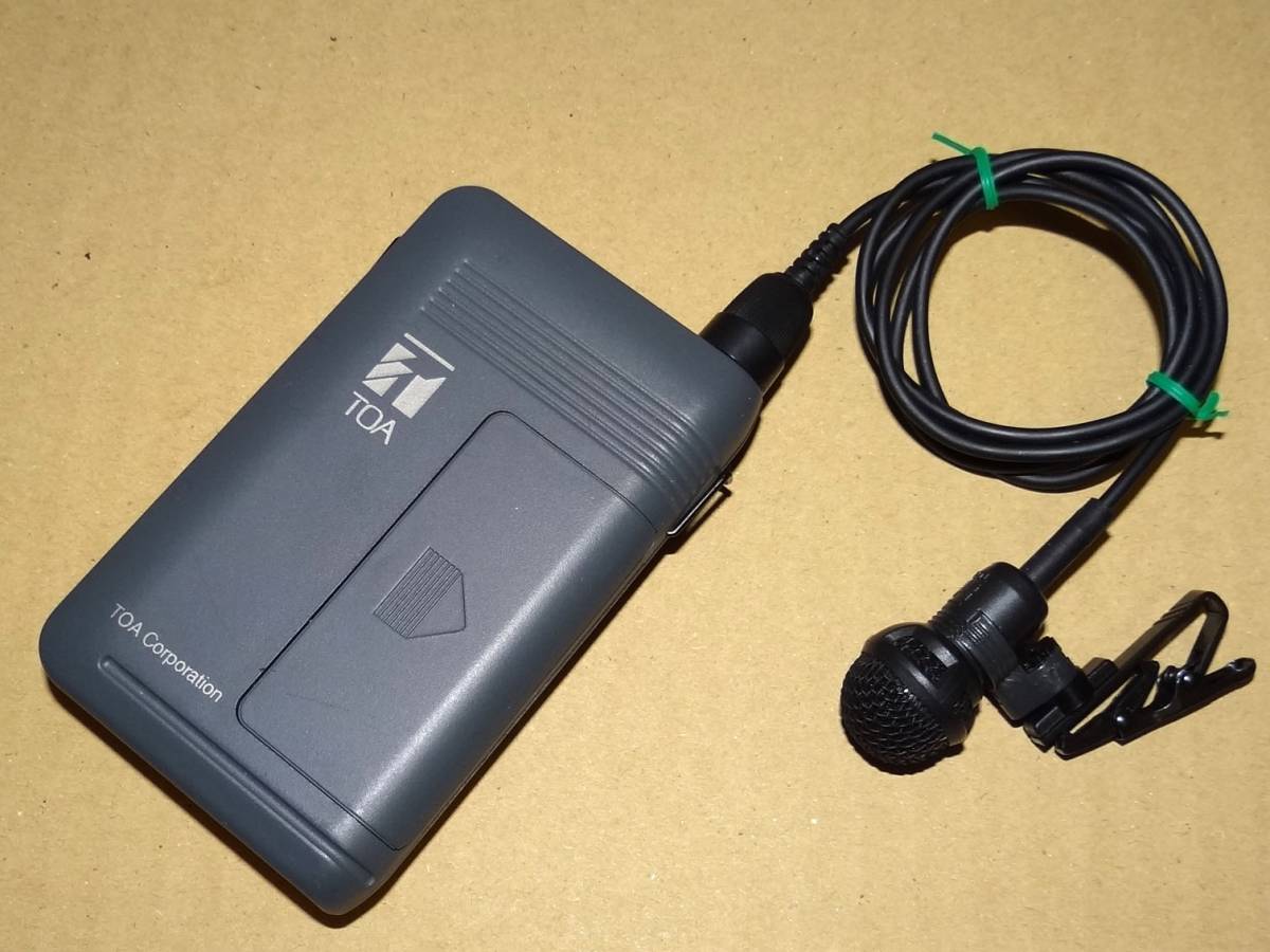 TOA WIRELESS MICROPHONE WM-1310 （タイピン型） 【公式通販】