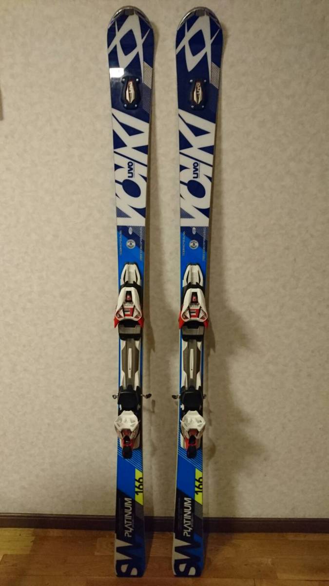 Völkl Platinum 166 スキー板 SW VOLKL PLATINUM スキー板を新調インプレ：Volkl 166センチ スピード