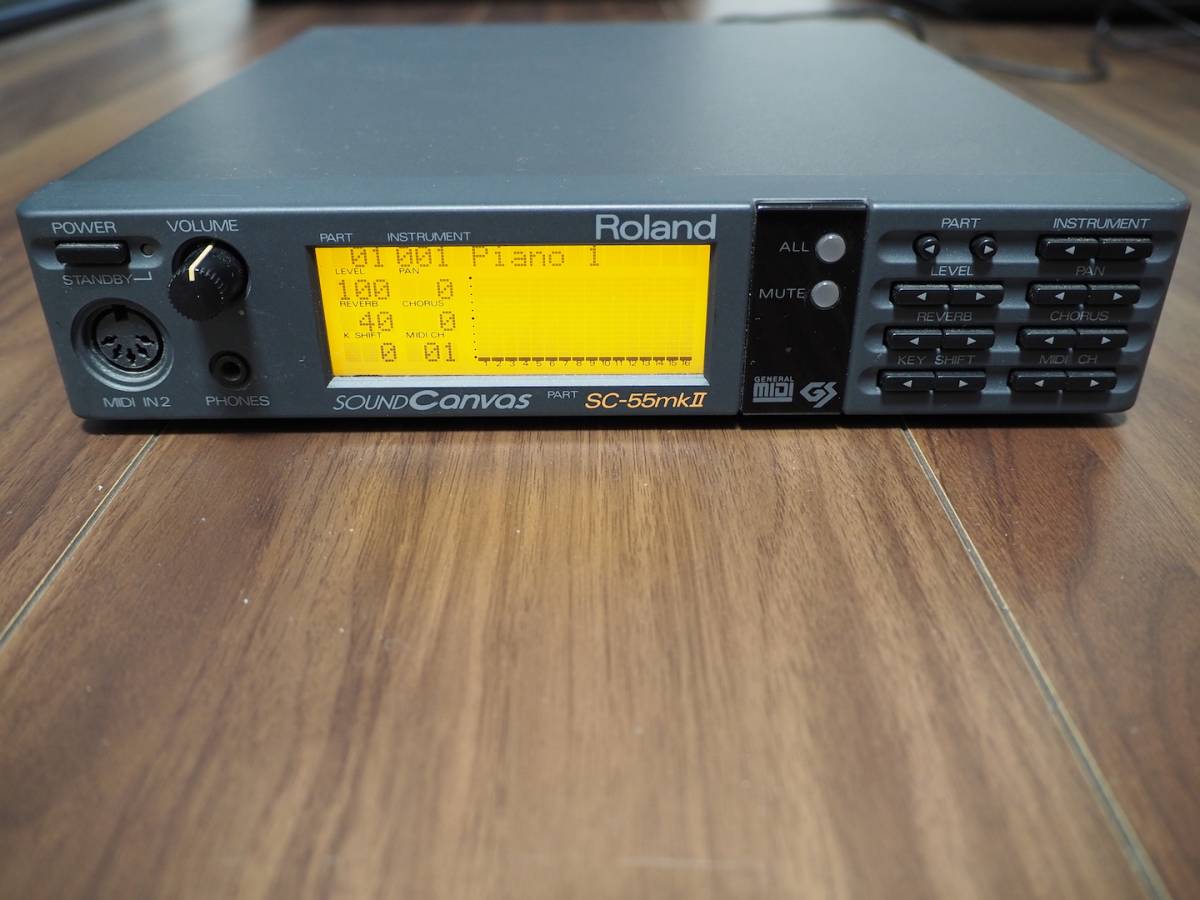 Roland SC-55 MK2 【動作確認済み】Roland MIDI SOUND Canvas SC