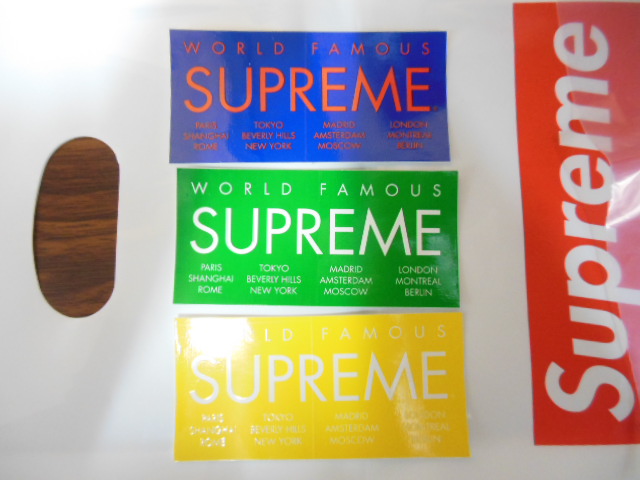新品未使用品 SUPREME 新垣結衣 みくり ステッカー 3枚セット 逃げるは恥だが役に立つ