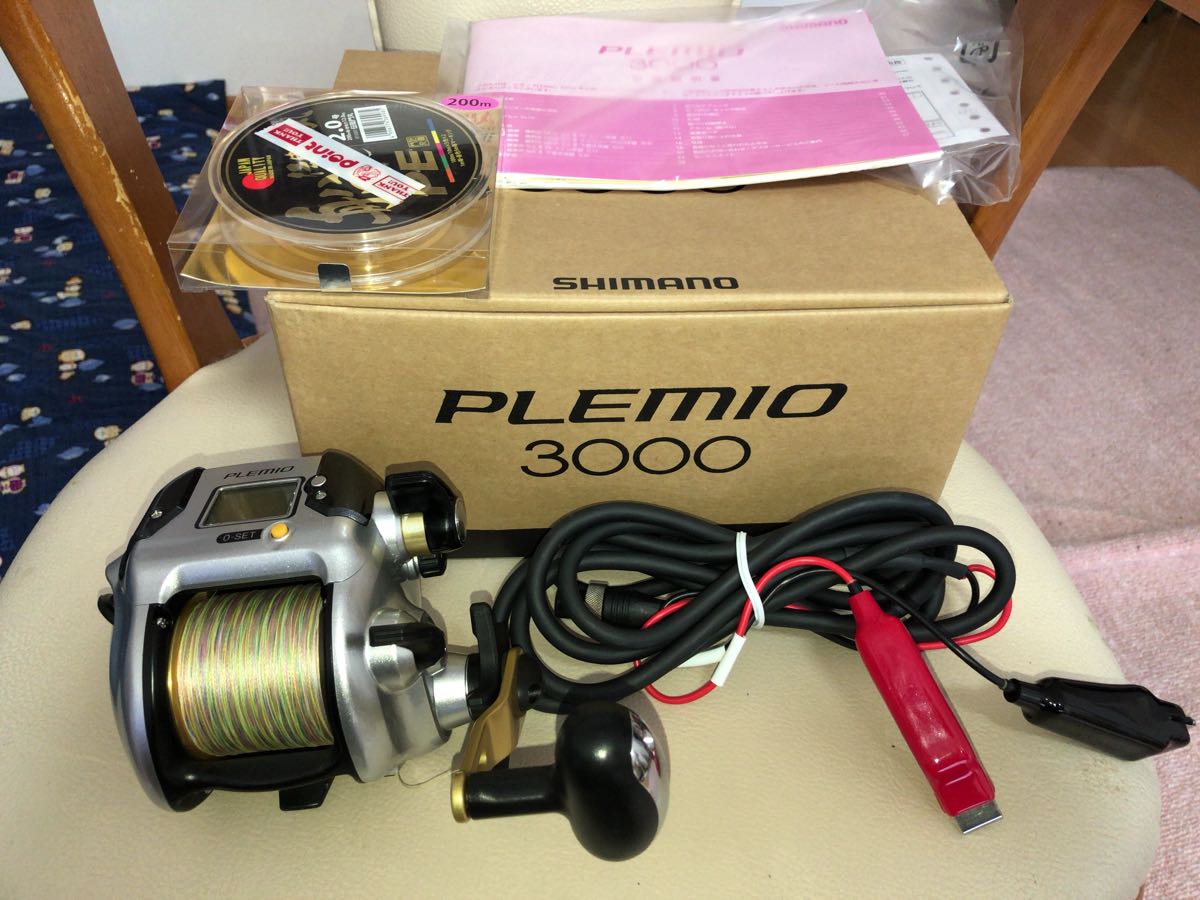 シマノ プレミオ3000 電動リール FIAMMバッテリー