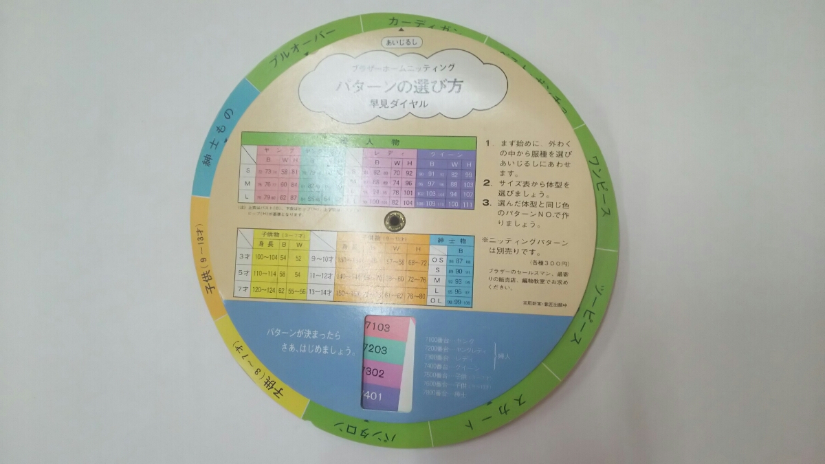 現状!!ブラザー編機KH-871 brotherブラザー編み機パリエ7 palie KH-871☆