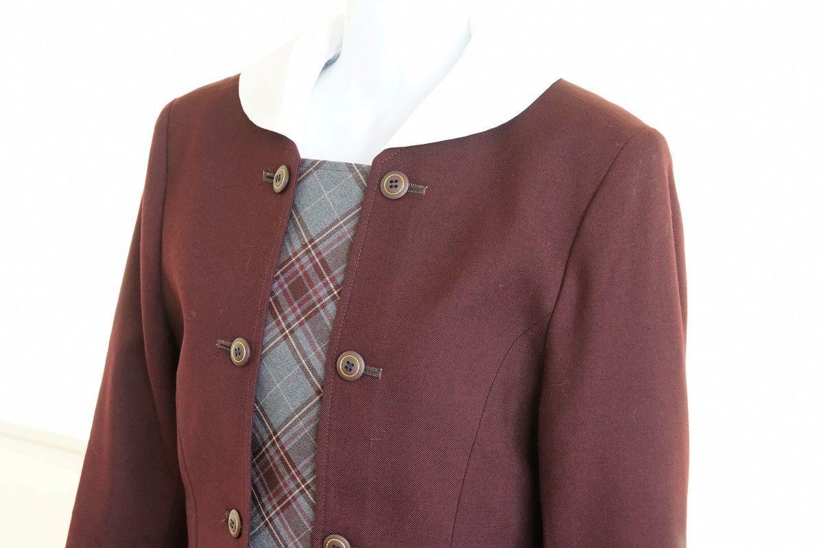 ☆大分県 別府溝部学園高校 [旧制服 サイズ165A] 冬服中間服セット 