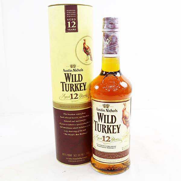 古酒♪WILD TURKEY⁄ワイルドターキー 12年 ゴールドラベル 箱付 750ml ☆