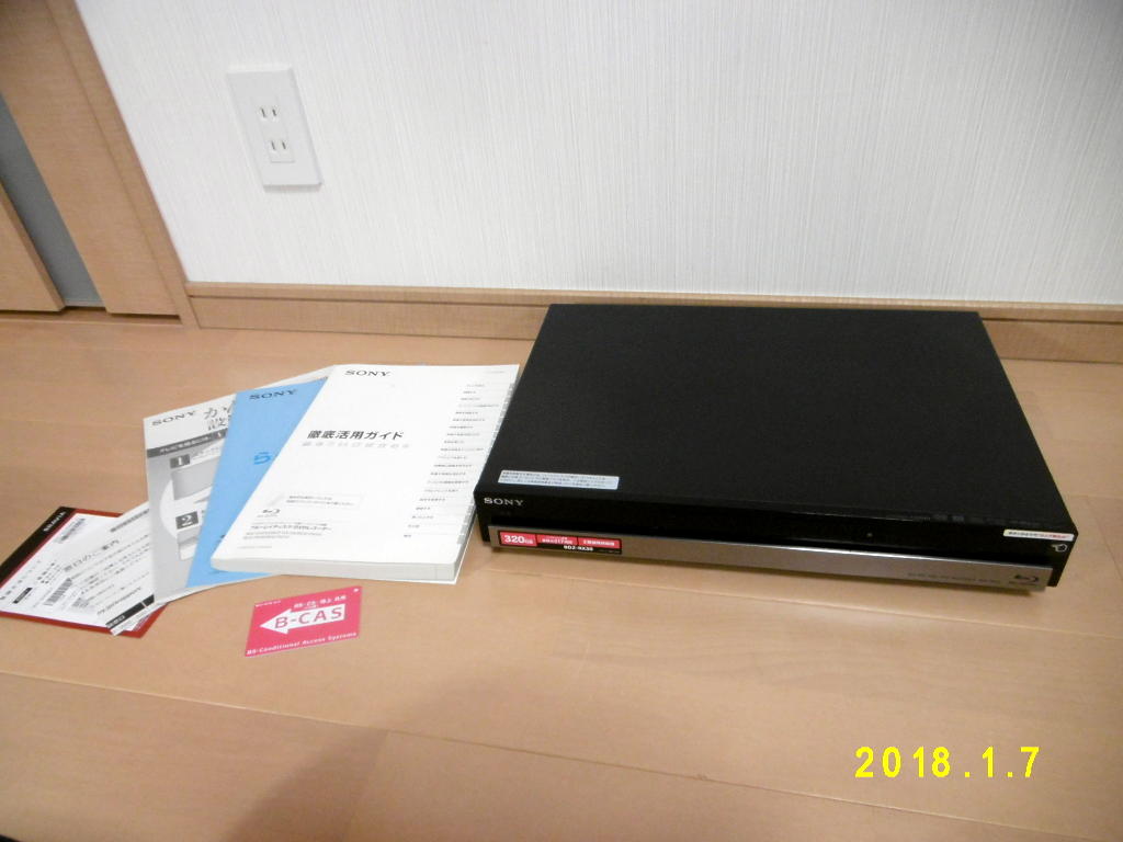 SONY BDZ-RX30 ジャンク品 ブルーレイレコーダー 説明書付 SONYBDZ