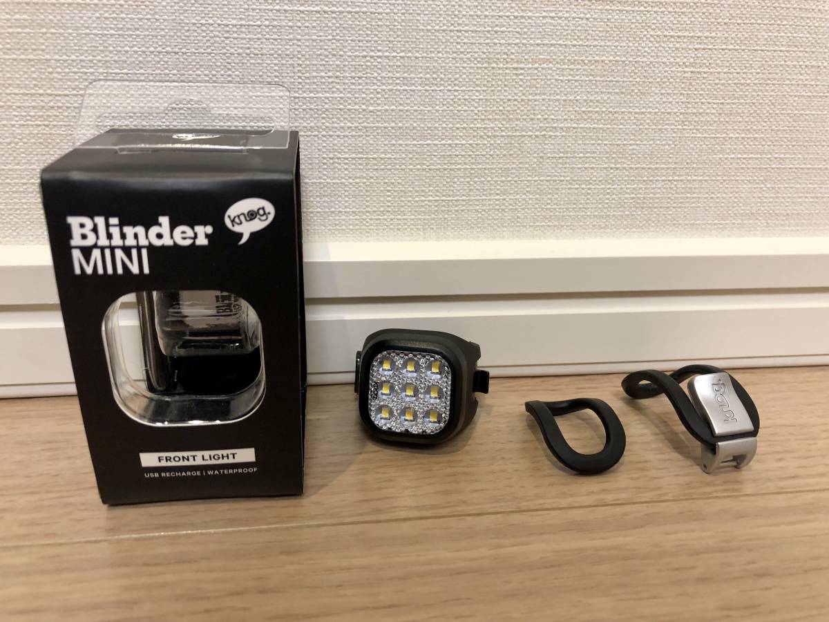 knog ノグ Blinder MINI NINER Front フロントLEDライト black