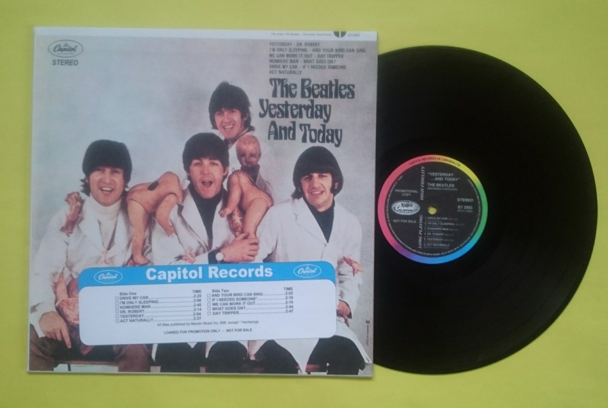 カバー ビートルズ 中古ビートルズ LP AND THE アートワーク TODAY 