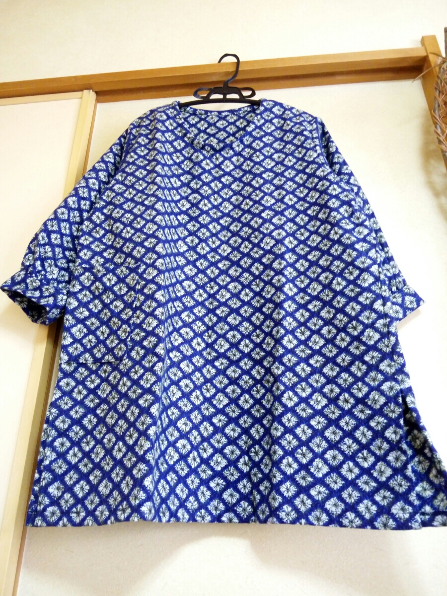 定番，最新作 古布ネル地からチュニック丈ブラウス あたたか(その他)｜売買されたオークション情報、yahooの商品情報をアーカイブ公開 - オークファン その他