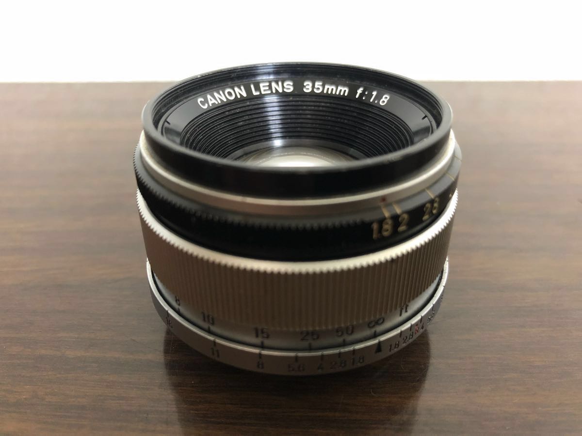 35mm CANON F1.8 Canon キャノン LENS | ライカ L☆くもり・かび☆i18 L39