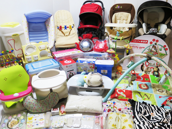 大量★豪華出産準備セット/ベビーカー/チャイルドシート/電動スウイングラック/バウンサー/だっこひも/体重計/ほか新品多数！！_1
