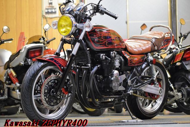 Kawasaki ゼファー400 ZR400C C3 車検満タン31年10月 カスタム多数 
