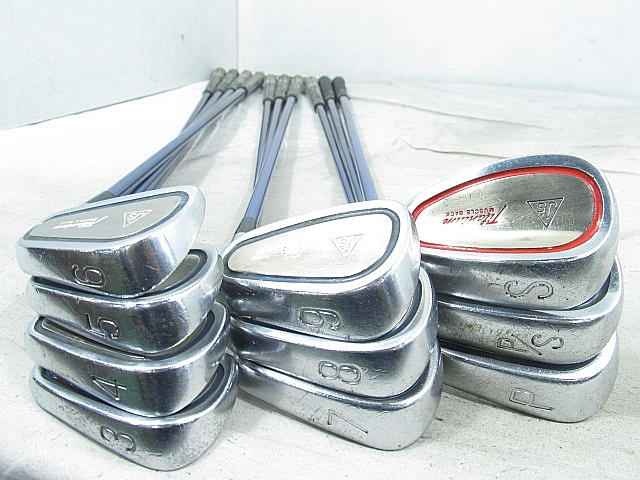 即決 中古(10本)Js チタンマッスル アイアン 3～9.P.A.S HM-40[3340