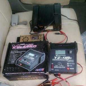 YOKOMO ヨコモ　YZ-48D AUTO DELTA CHARGER， EP-072 バッテリー　コンディショナー、ALINCO DM-330MV SWITCHING POWER SUPPLY ジャンク