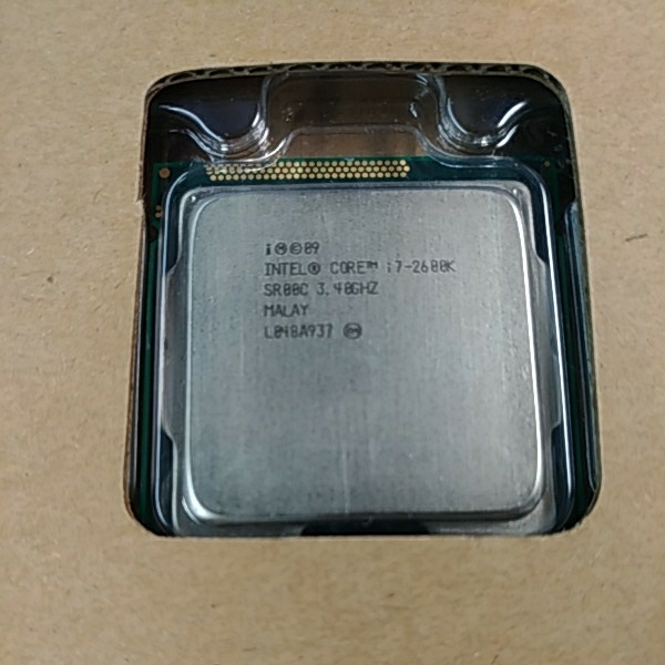 中古】Intel Core-i7 2600k 3.4Ghz デスクトップパソコン用 CPU