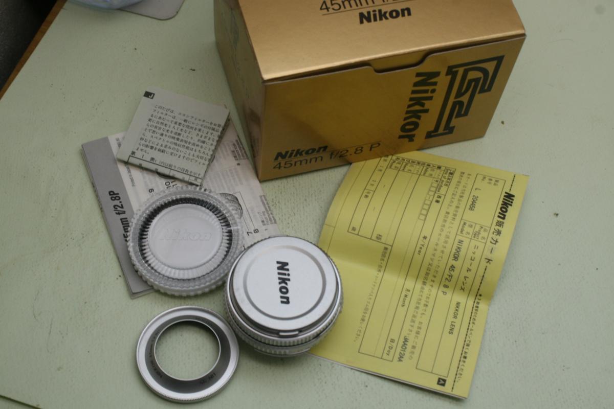 Nikkor 45mm2.8P ニッコール45mm2.8P パンケーキレンズ ニコン AI