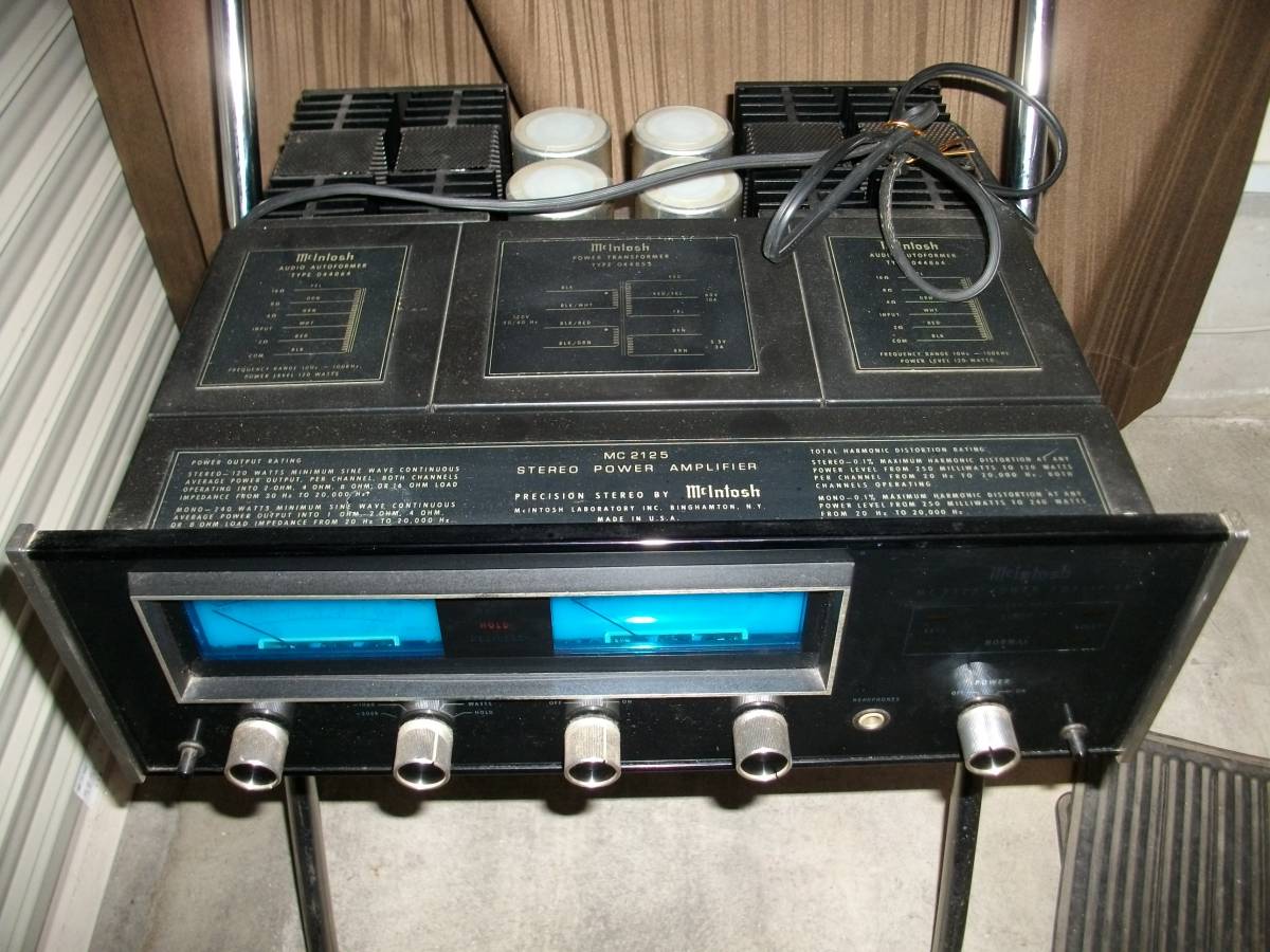 新品，定番 マッキントッシュ MC２１２５パワーアンプ(マッキントッシュ)｜売買されたオークション情報、yahooの商品情報をアーカイブ公開 - オークファン マッキントッシュ