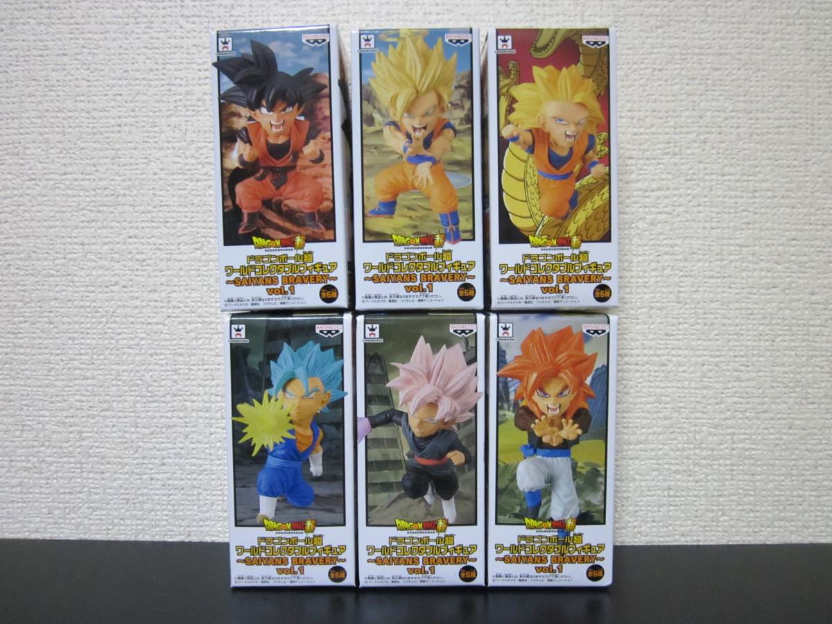 人気セール，限定SALE ドラゴンボール超 ワールドコレクタブル SAIYANS BRAVERY vol.1 全6種 /正規品/ 送最安500円定形外可(ドラゴンボール)｜売買されたオークション情報、yahooの商品情報をアーカイブ公開 - オークファ その他