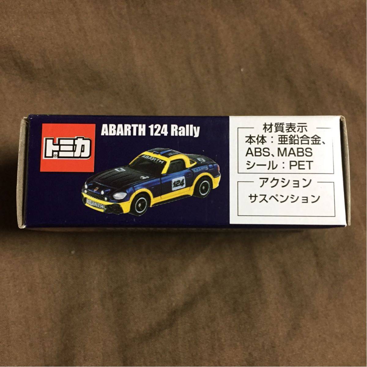 新品未開封　THE LEGEND OF BERTRAM トミカ アバルト 124 ラリー ABARTH 124 Rally キャンペーン当選品