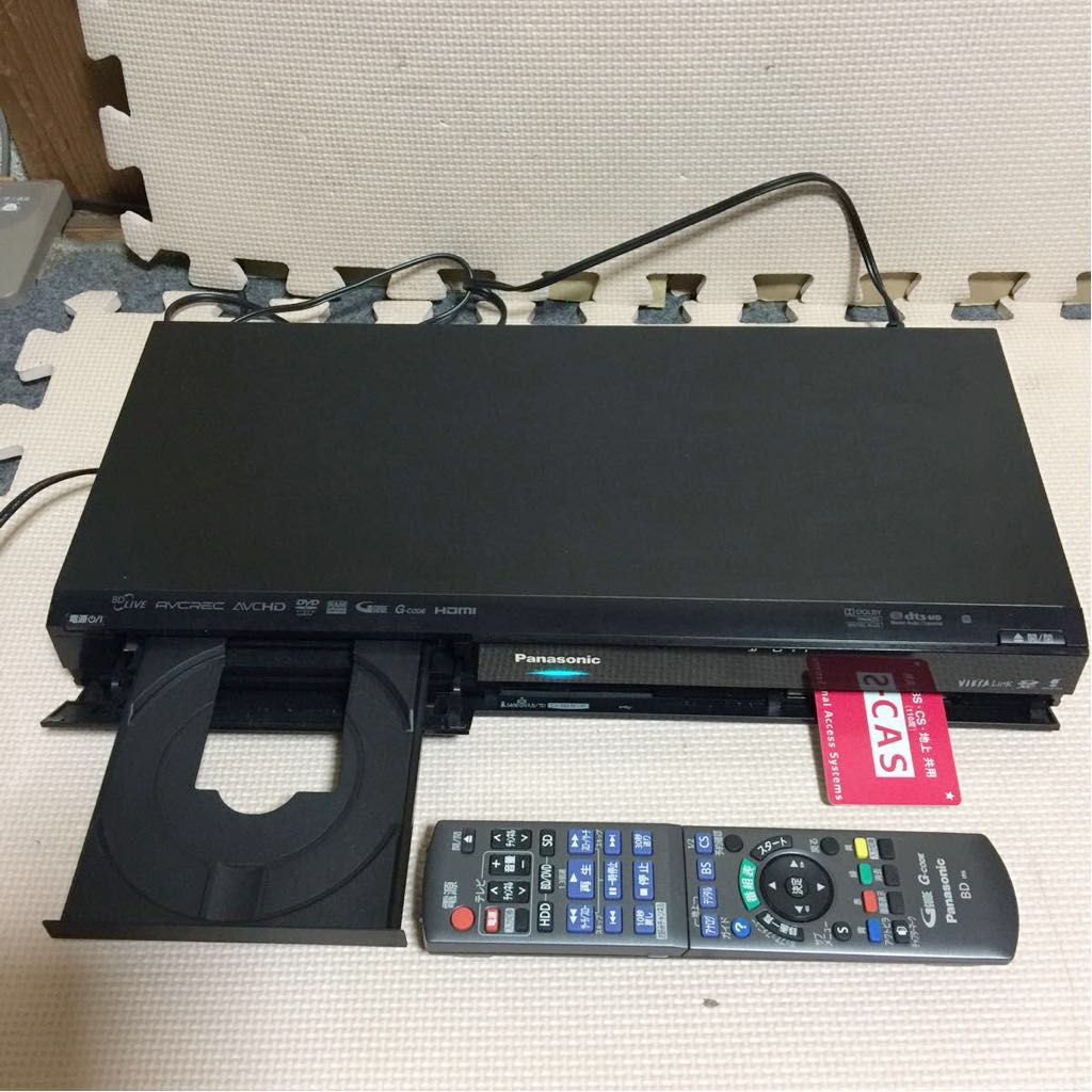 中古 パナソニック ブルーレイレコーダー DMR-BW680 通電入確認 ご覧