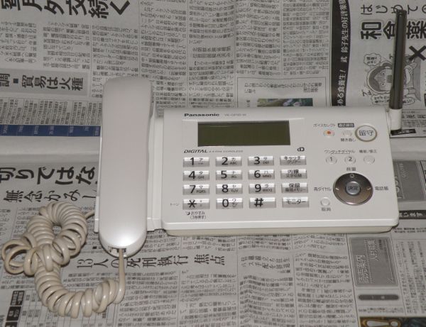 Panasonicコードレス電話機 VE-GP30DWホワイト/子機2台_1