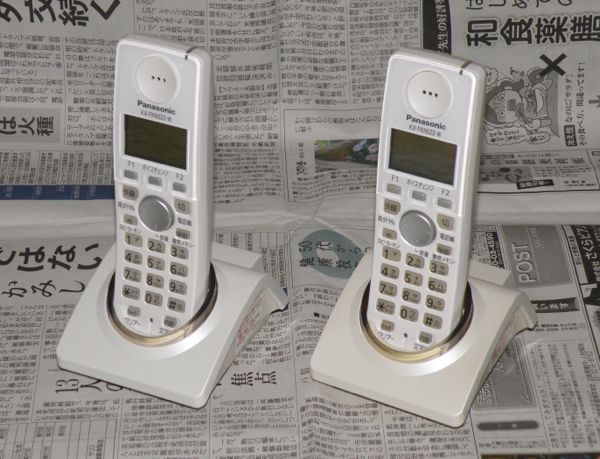 Panasonicコードレス電話機 VE-GP30DWホワイト/子機2台_2