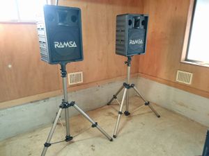 RAMSA ナショナル スピーカーシステム BOSE三脚