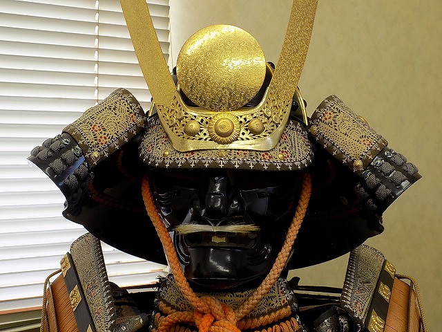等身大 現代鎧 # 甲冑鎧兜具足面包面頬籠手三具大河家康信長