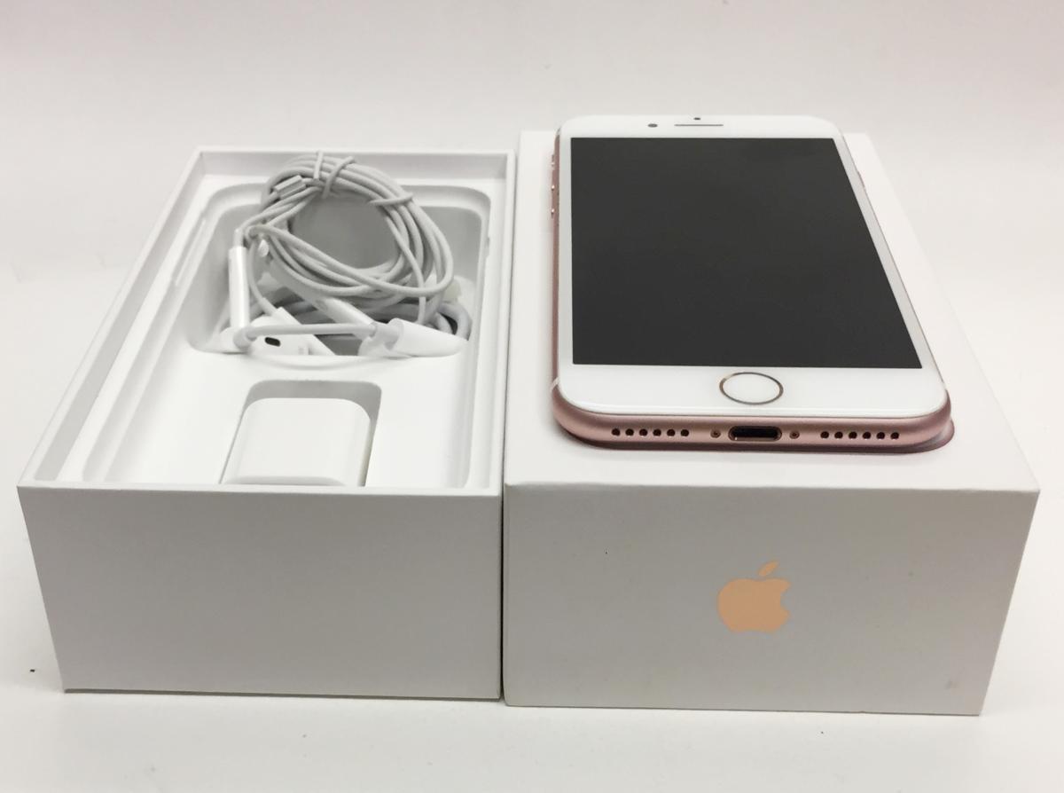 iPhone 7 Rose Gold 128GB au SIMロック解除済み 中古訳アリ】iPhone7 