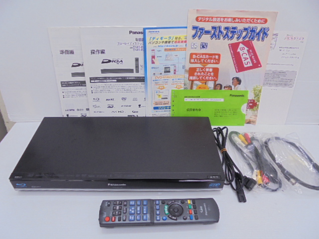 1-171 パナソニック ブルーレイレコーダー DMR-BZT600 3番組同時録画