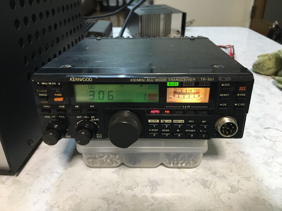KENWOOD TR-851D 430MHzジャンク・本体+マイク kenwood TR-851D