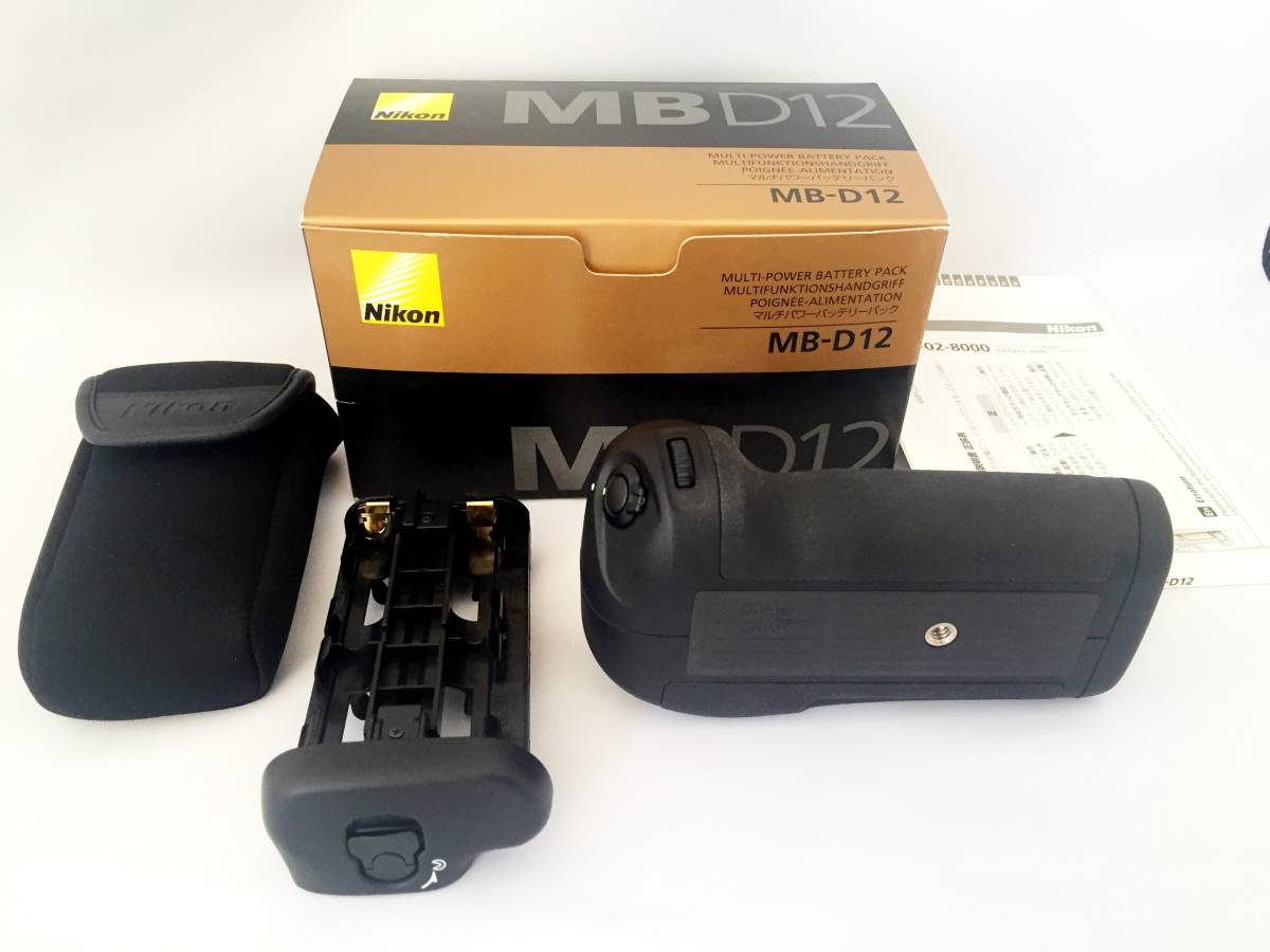 極上 NIKON ニコン 純正 MB-D12 バッテリーパック D810、D810A、D800