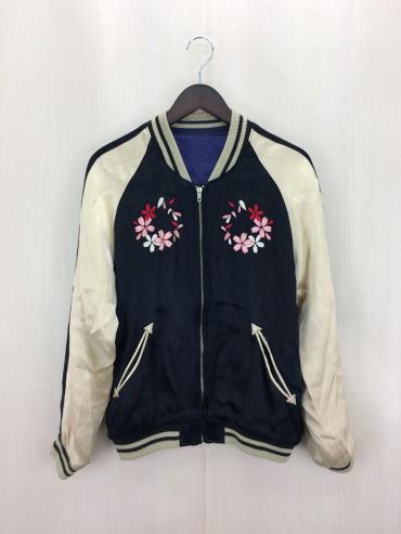 CAB CLOTHING キャブクロージング リバーシブルスカジャン 00s M ☆CAB