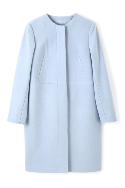 人気セール，正規品 上質ラムノーカラーメルトンコート ブルーＳ(Sサイズ)｜売買されたオークション情報、yahooの商品情報をアーカイブ公開 - オークファン Sサイズ