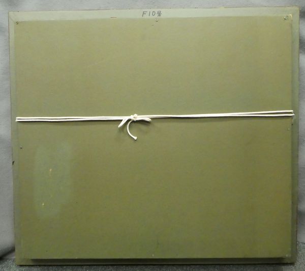 物故作家=浅井光男先生#油彩画F10号「正月の港⁄鳥羽」真作