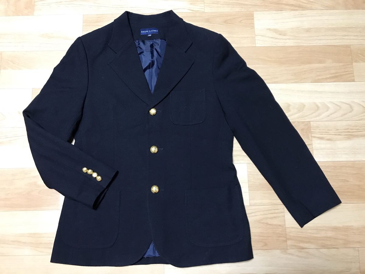 RALPH ブレザー ウール ツイル POLO ラルフローレン テーラード 