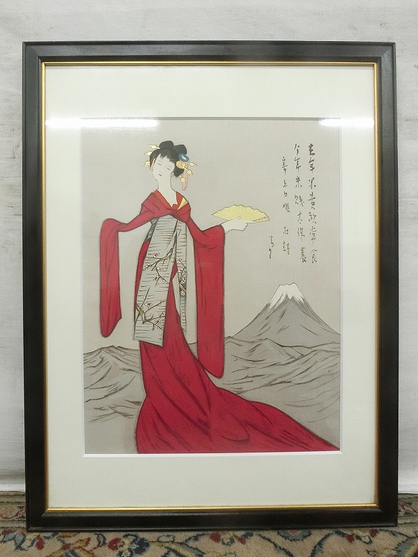 A☆6912☆美品 Maya Yokoyama 横山真弥 版画 【妖精たちの願い】101
