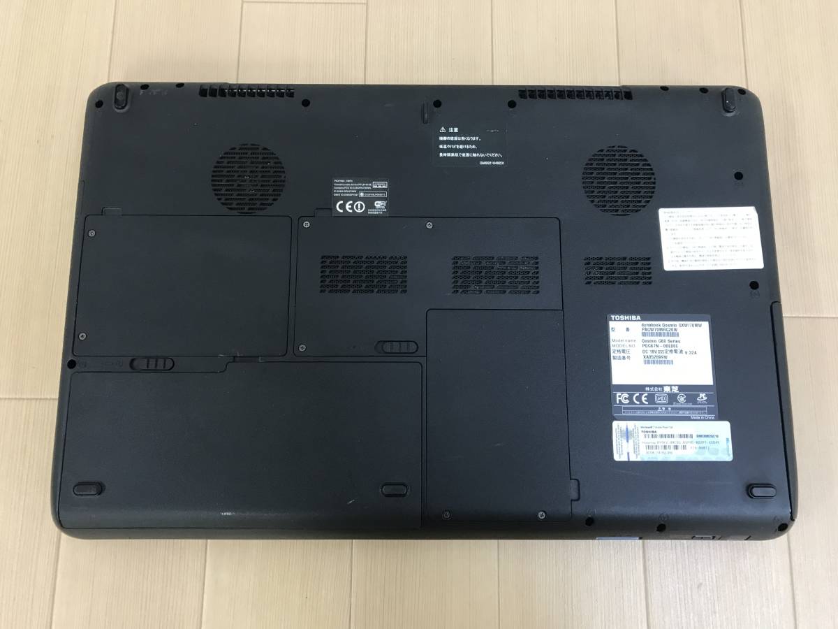 01-I709S【TOSHIBA】dynabook Qosmio GXW/70MW / Intel(R) Core i5
