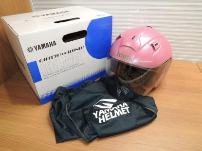 D4F○YAMAHA ジェットヘルメット ZENITH YJ-14 ピンク Mサイズ