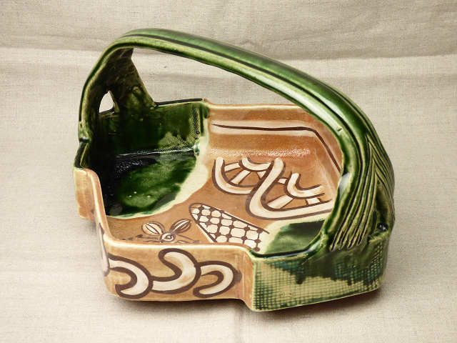 玉置保夫 紅志野茶碗 志野茶碗 玉置保夫(作) 共箱 | 古美術ささき